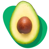 cut avocado graphic